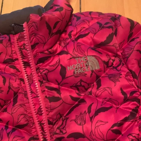 The North Face girls 550 goose down mid weight quilted winter jacket XXS (5) - Picture 2 of 7